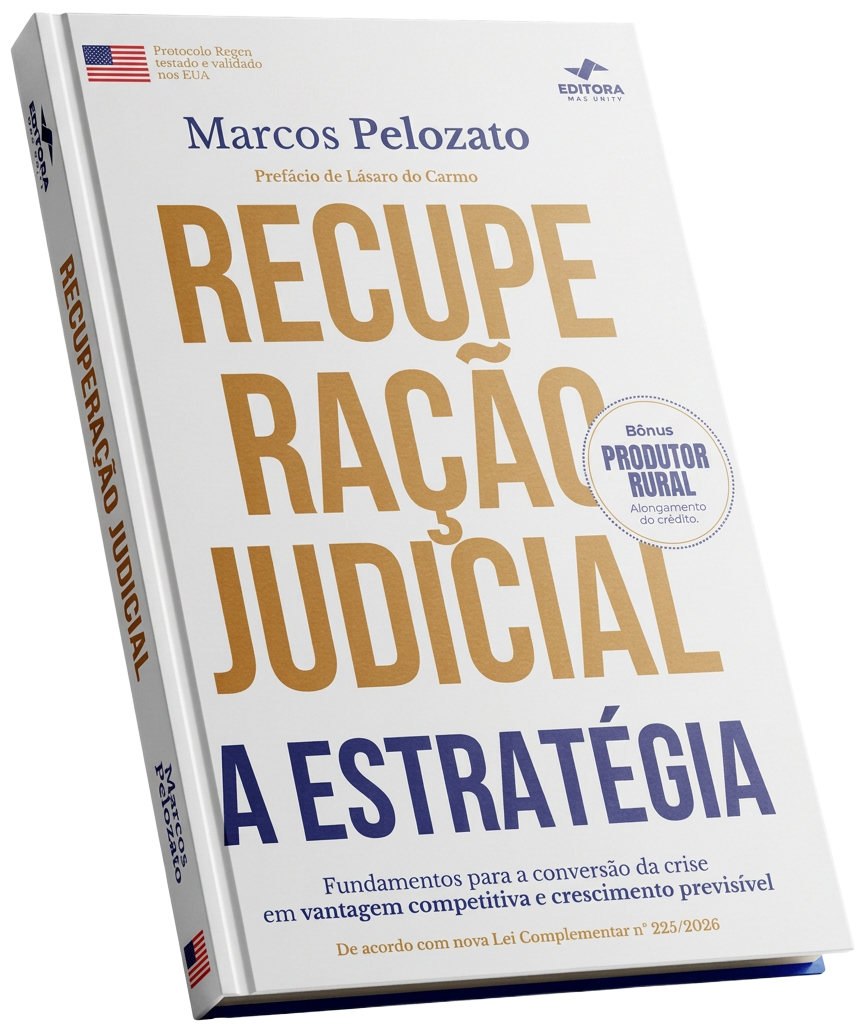 Capa do livro Recuperação Judicial: A Estratégia, de Marcos Pelozato